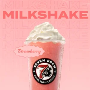 7 Brew Strawberry Milkshake