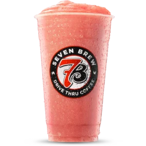7 Brew Banana Strawberry Smoothie with fresh banana
