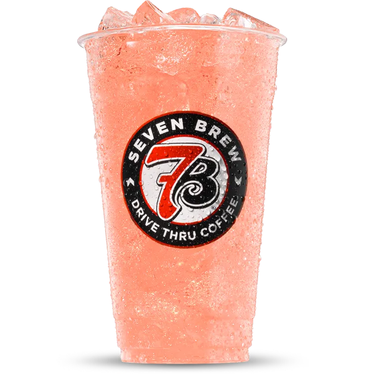 7 Brew Peaches n Cream Fizz Soda with peach and vanilla