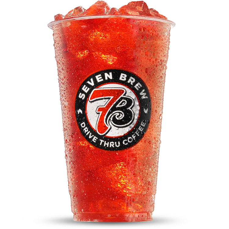 7 Brew Pixie Stick 7 Energy drink with orange, pomegranate, and almond flavors